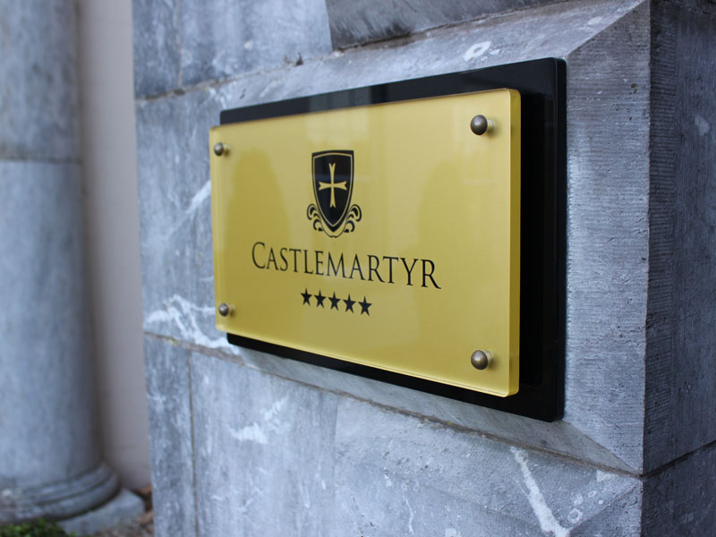 Castlemartyr Hotel Exterior Plaque