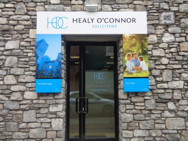 Healy O Connor Solicitors Exterior Business Signage