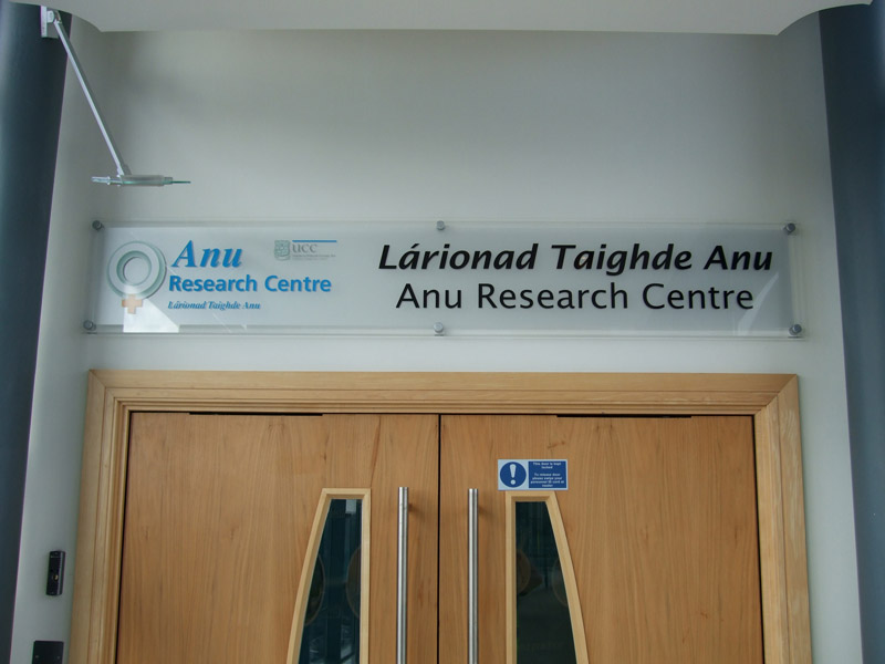 Anu Research Centre Interior Plaque