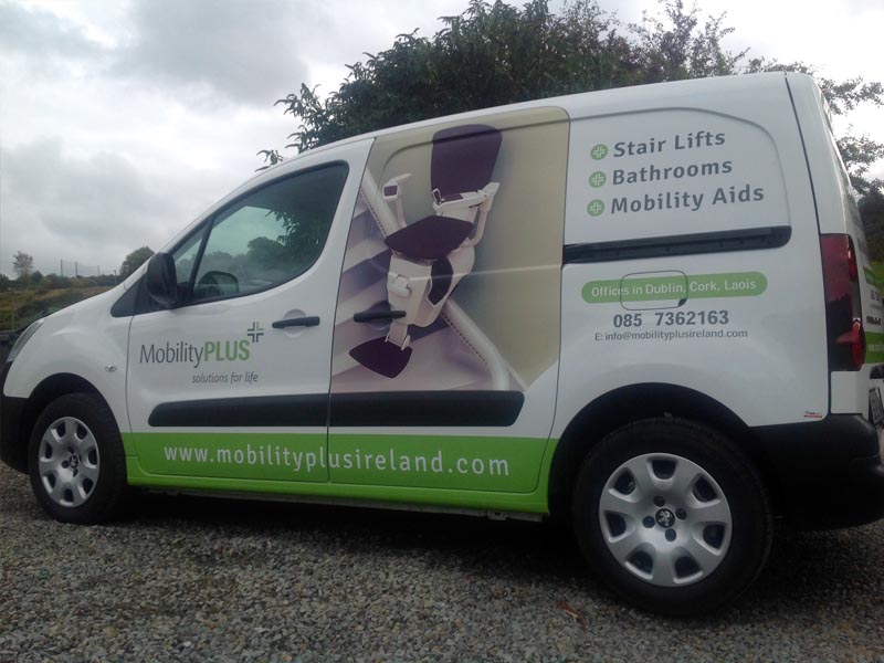 Mobility Plus_Med Van_Partial Wrap