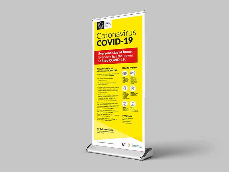 Covid19 Pull Up Banner